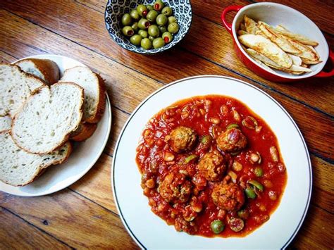 Delicious Tunisian Bean Stew With Ground Turkey Meatballs Perfect For