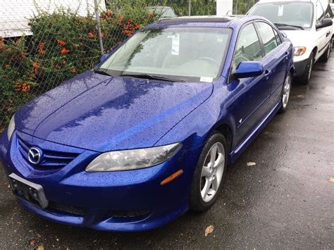 2004 Mazda 6 4 Door Sedan Blue Vin 1yvhp85d245n51350 Able Auctions