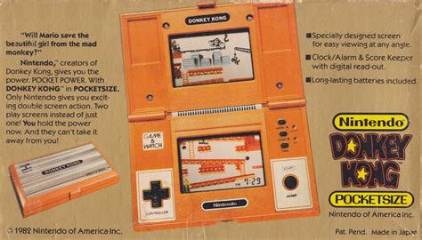 Game And Watch Multi Screen Donkey Kong Cover Or Packaging Material