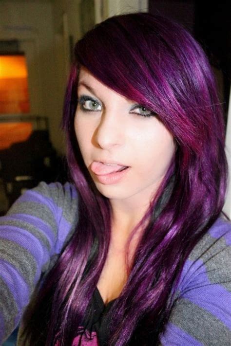 Dark Purple Hair On Tumblr