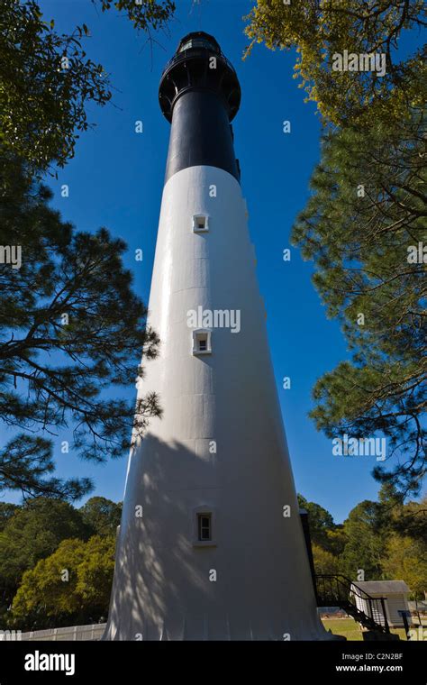 Historic Lighthouse In Hunting Island State Park In The Beaufort Area