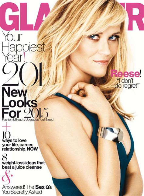 Reese Witherspoon Glamour Magazine Usa January 2015 Issue Celebmafia