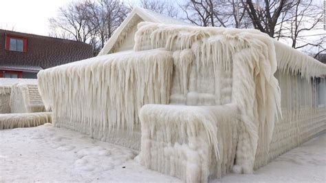 Yes This Is A Real House Completely Encased In Ice Cnn