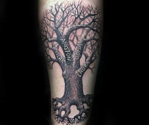 Las Mejores Tatuajes De Arbol Genealogico En El Brazo Cfdi Bbva Mx