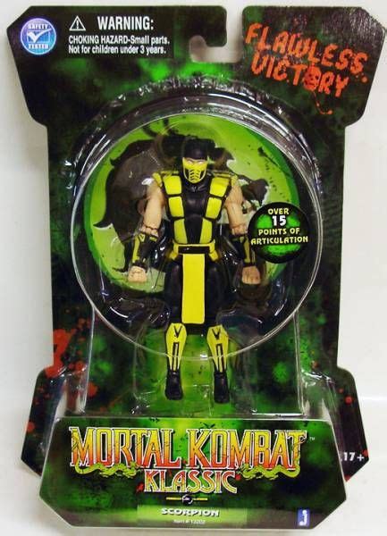 Mortal Kombat Klassic Scorpion Jazwares 4 Figure