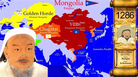Peta Sejarah Imperium Mongolia History Map Mongol Empire Youtube