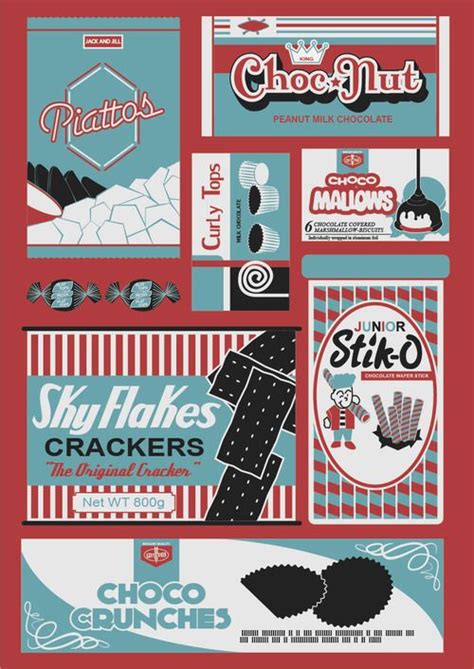 philippine classic snack brands food graphic design graphic design illustration illustration