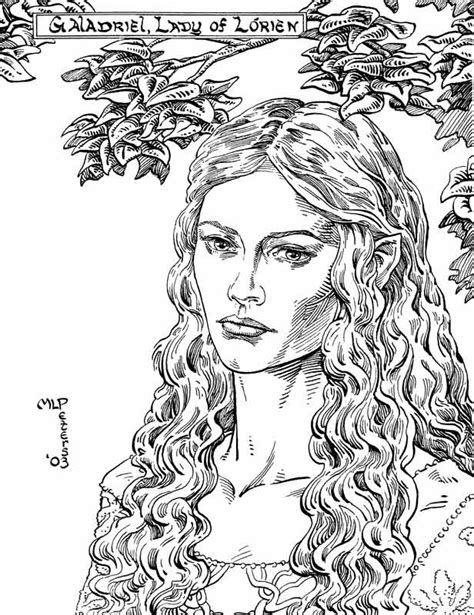 Download Galadriel Coloring For Free Designlooter 2020 👨‍🎨