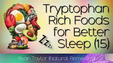 Foods Rich In Tryptophan For Sleep Youtube