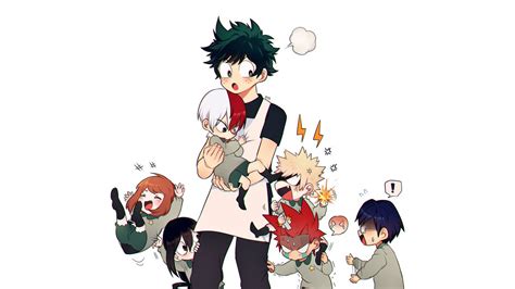 Desktop Wallpaper Izuku Midoriya Funny Anime Boys Anime Hd Image Picture Background Be52fd