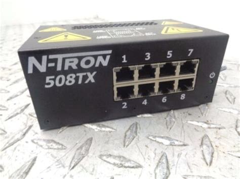 N Tron 508tx 8 Port Industrial Ethernet Switch Ebay