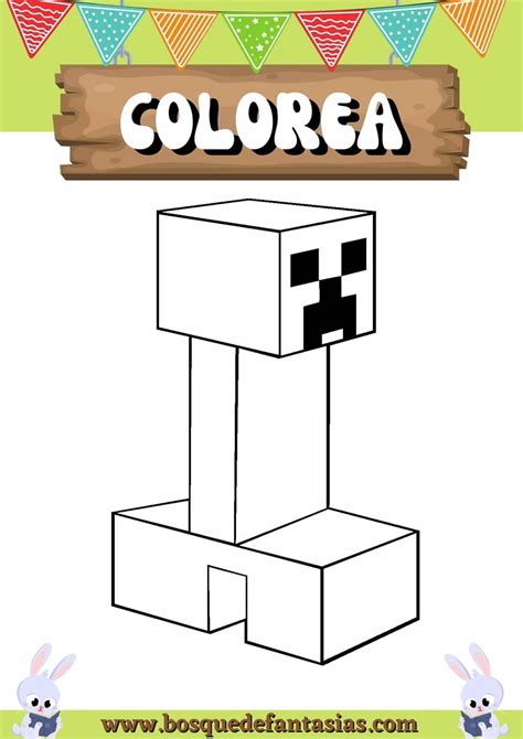 Dibujos De Minecraft Para Niños Para Colorear E Imprimir