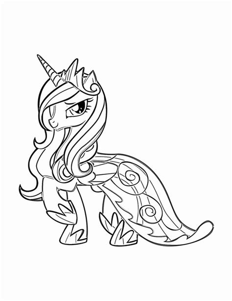 32 Princess Cadence Coloring Page In 2020 My Little Pony Coloring