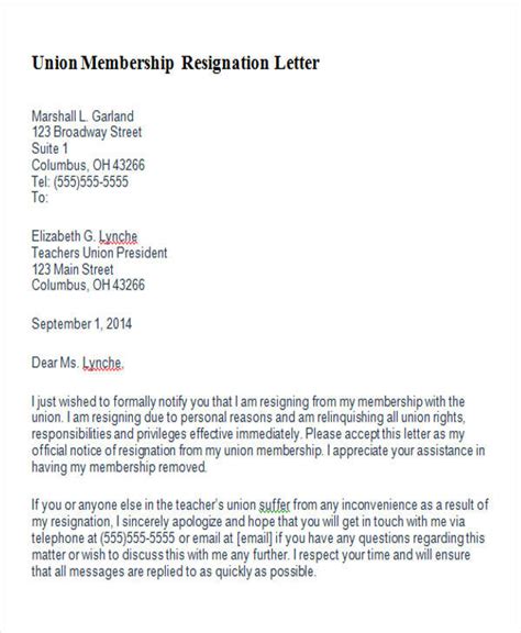 31 Free Letter To Resign Gym Membership Pdf Download Docx Resignation