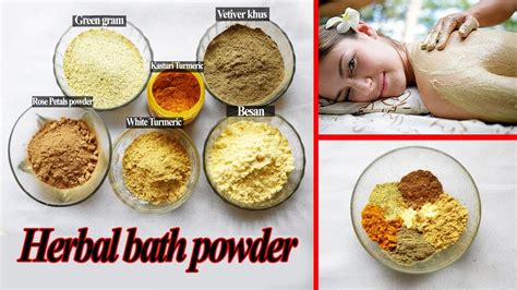 2 doing a sponge bath. How to make herbal bath powder at home | 100% natural | No ...