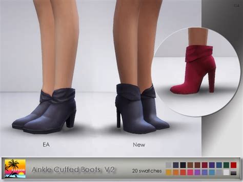 Elfdor Ankle Cuffed Boots • Sims 4 Downloads