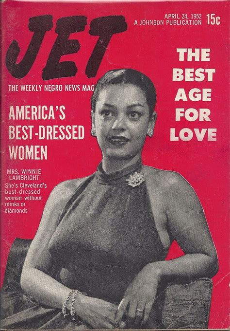 Apr 24 1952 Jet Magazine Vol1 26 Mrs Winnie Lambright Jet Magazine