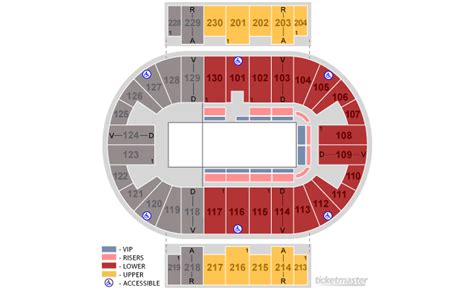 Allen Event Center Seating Chart Disney On Ice Elcho Table