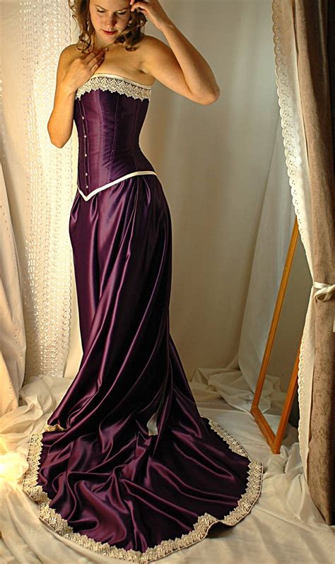 Black And Purple Wedding Dress Corset Black And Purple Gothic Corset