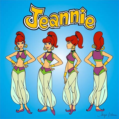 Jeannie Classic Cartoon Characters Hanna Barbera Hanna Barbera Cartoons