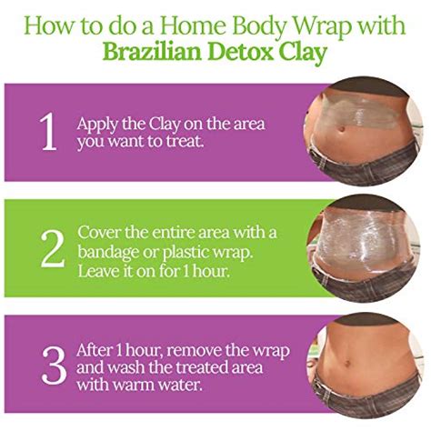 Brazilian Spa Detox Body Clay For Inch Loss Body Wraps Detox And Cleanse Rejuvenate And