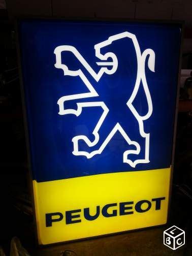 Historiquement, les enseignes lumineuses étaient essentiellement des enseignes néon. Enseigne lumineuse PEUGEOT 1,60 x 1,10m 80's | Idée déco ...