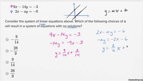 Systems of equations are a set of two (or more) equations which have two (or more) variables. Corbettmaths Solutions Of Equations - 1718 M2 Mock 1 Q12 Matrix, System of Linear Equations ...