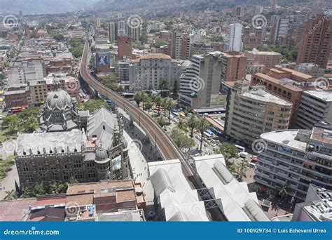 Medellin Colombia Downtown September 23 2015 Editorial Stock Image