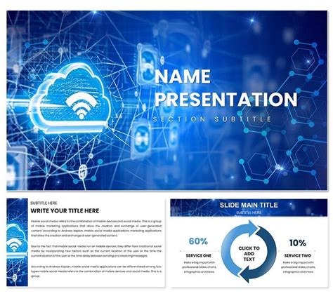 Network Cloud Powerpoint Template Presentation