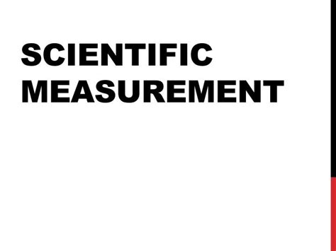 Ppt Scientific Measurement Powerpoint Presentation Free Download