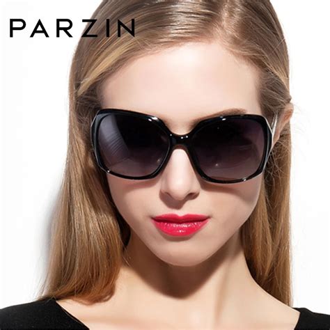 parzin brand designer big frame sunglasses shades for women fashion oval frame real quality