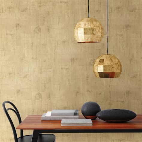 2927 20406 Polished Metallic Wallpaper By Brewster Ozone Texture
