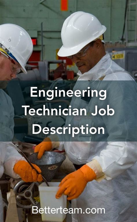 Engineering Technician Job Description In 2021 Job Description