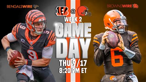 bengals  browns  tnf  stream time tv info