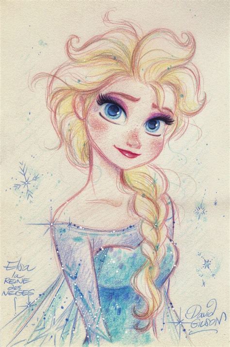 David Gilson Elsa The Snow Queen From Disneys Frozen Disney Pixar