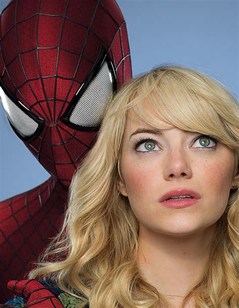 Emma Stone The Amazing Spider Man 2 Posters And Promoshoot 2014 02