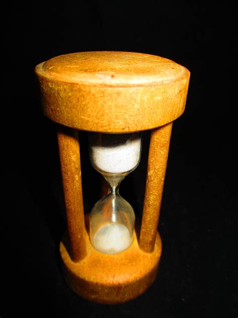 Small Hour Glassegg Timervintage Wood And Glass Hour Glass Timer