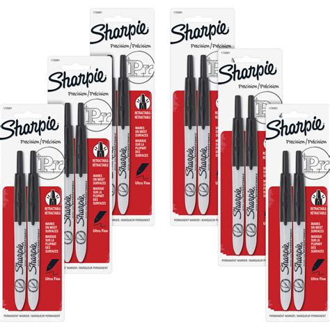 Sharpie Retractable Ultra Fine Point Permanent Markers Markers Dry