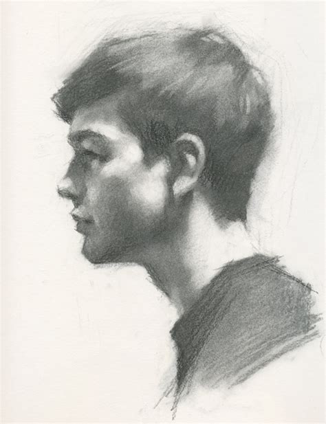 Charcoal Drawing Jeff Haines Portrait Sketches Pencil Portrait