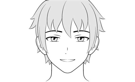 How To Draw Anime Male Face Slow Narrated Tutorialeasy Anime Boy