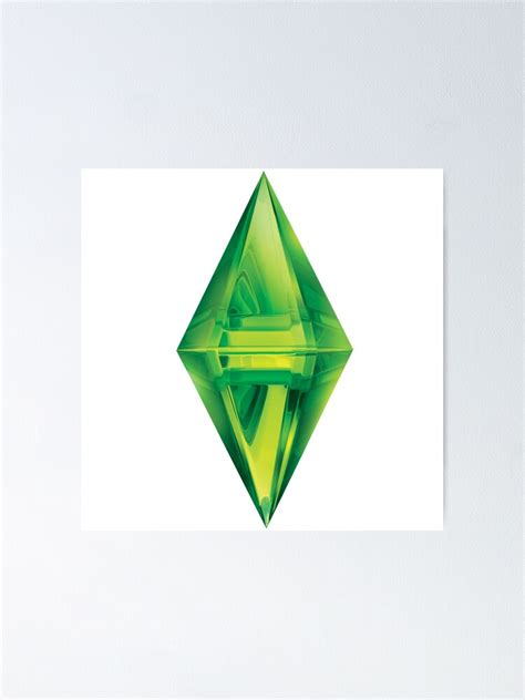 Sims Diamond Poster By Xinoni Redbubble