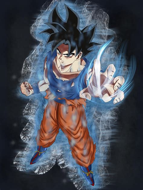 Finally Decided To Draw Out Son Goku In His Ultra Instinct Form Rdbz