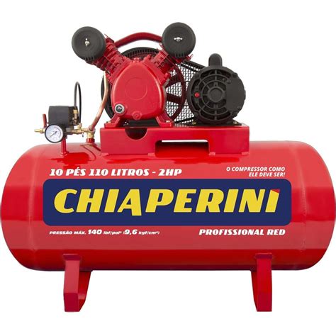 compressor-de-ar-média-pressão-chiaperini-red-10-110-2hp-140-psi-pcm-110-litros-monofásico-110