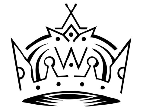 Crown Outline Template