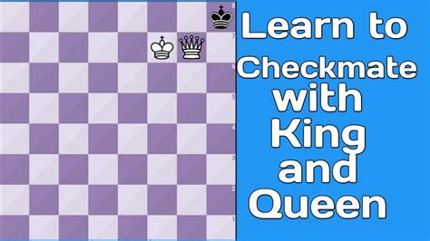 Checkmate With King And Queen Youtube