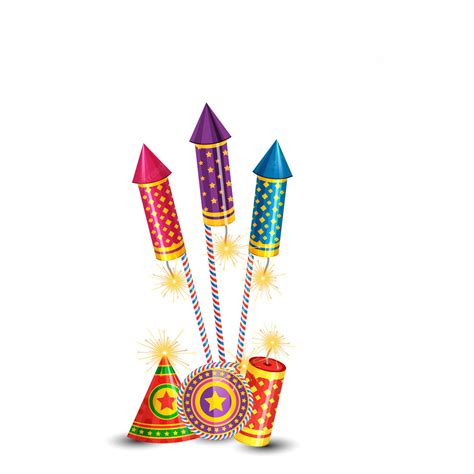 Premium Vector Diwali Burning Crackers Background