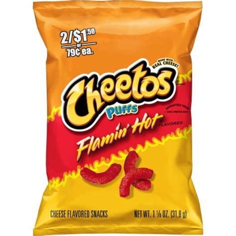 Cheetos® Puffs Flamin Hot Cheese Flavored Snacks 112 Oz Jay C Food Stores