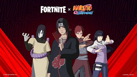 Fortnite Anuncia Novas Skins De Personagens Do Naruto PS Verso