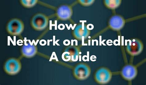 How To Network On Linkedin A Guide Online Tech Tips