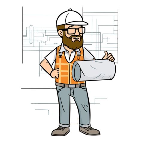 Cartoon Architect Clipart Png Vector Psd And Clipart With